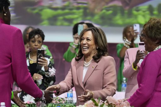 Vice President Kamala Harris at Alpha Kappa Alpha Sorority 71st Boule in Dallas Texas